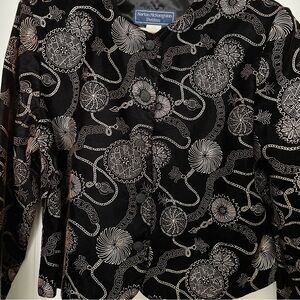 Norton McNaughton Dark Brown Floral Jacket